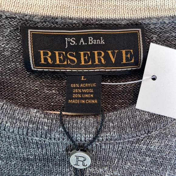 Jos. A. Bank wool blend men’s sweater size large NWT - Picture 4 of 4